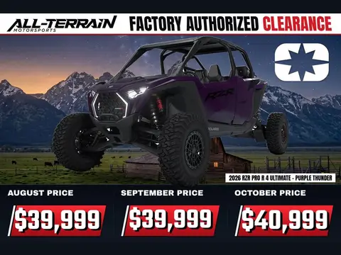2026 Polaris RZR Pro R 4 Ultimate - Purple Thunder