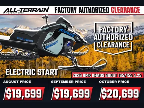 2026 Polaris Patriot Boost RMK Khaos 165 3.25 ES 7S