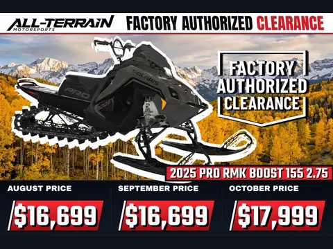 2025 Polaris PRO-RMK® Boost 155 2.75" MS 7S