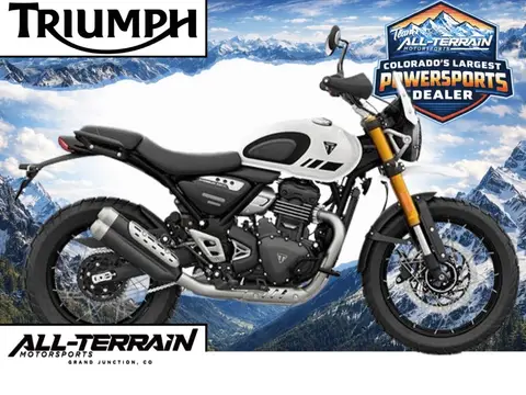 2026 Triumph Scrambler 400 XC - Vanilla White
