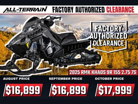 2025 Polaris PATRIOT 9R RMK KHAOS SLASH 155 2.75" MS 7S