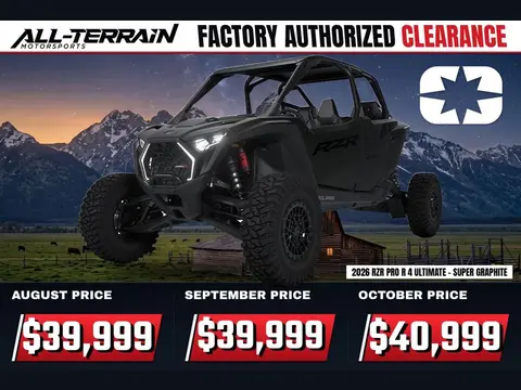 2026 Polaris RZR Pro R 4 Ultimate - Super Graphite