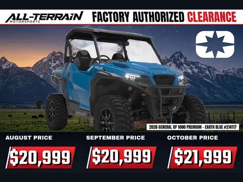 2026 Polaris GENERAL XP 1000 Premium - Earth Blue