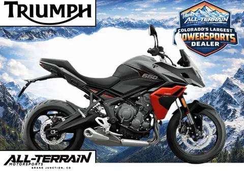 2026 Triumph Tiger Sport 660 - Silver Ice / Intense Orange
