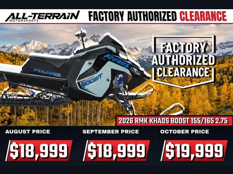2026 Polaris Patriot Boost RMK Khaos 165 2.75 MS 7S