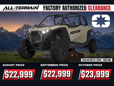 2026 Polaris RZR Pro XP 4 Sport - Sand Dune