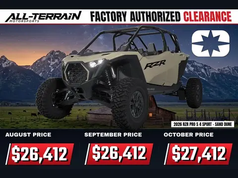 2026 Polaris RZR Pro S 4 Sport - Sand Dune
