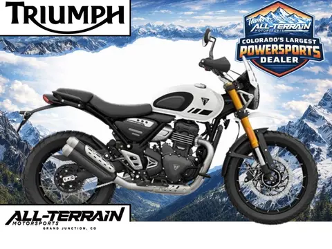 2026 Triumph Scrambler 400 XC - Vanilla White