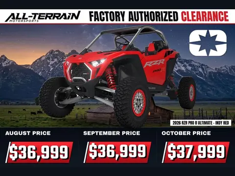 2026 Polaris RZR Pro R Ultimate - Indy Red