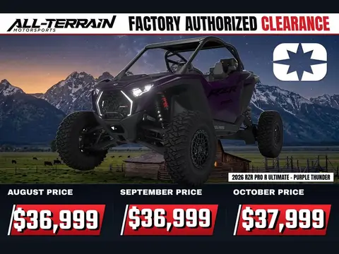 2026 Polaris RZR Pro R Ultimate - Purple Thunder