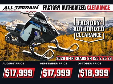 2026 Polaris 9R RMK KHAOS 155 2.75 MS 7S