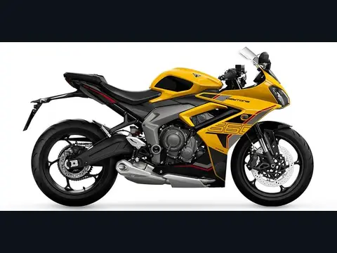 2026 Triumph Daytona 660 - Cosmic Yellow / Sapphire Black