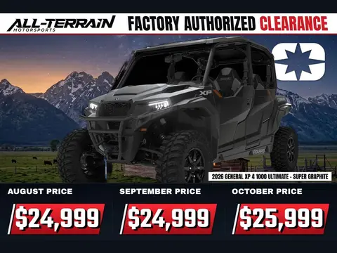 2026 Polaris GENERAL XP 4 1000 Ultimate - Super Graphite
