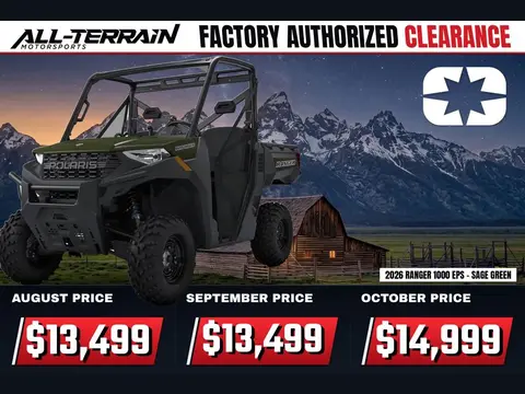 2026 Polaris RANGER 1000 EPS Sage Green
