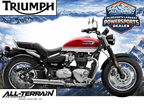 2026 Triumph Bonneville Speedmaster - Carnival Red / Crystal White