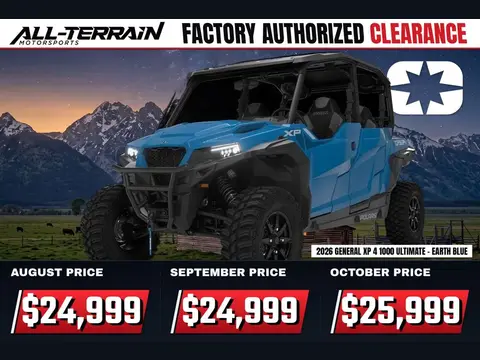 2026 Polaris GENERAL XP 4 1000 Ultimate - Earth Blue