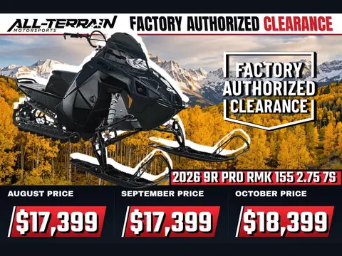 2026 Polaris 9R RMK PRO 155 2.75 MS 7S