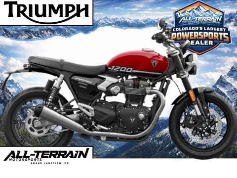 2026 Triumph Speed Twin 1200 - Carnival Red/ Sapphire Black
