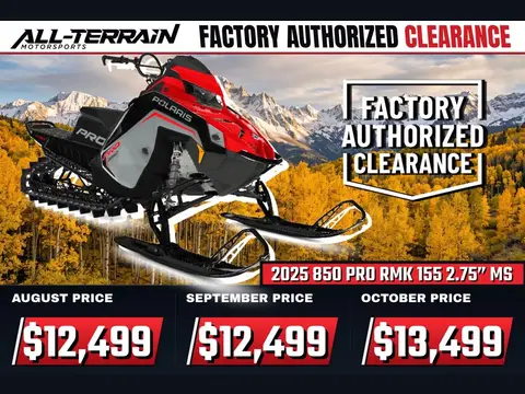2025 Polaris 850 PRO-RMK® Slash 155 2.75" MS