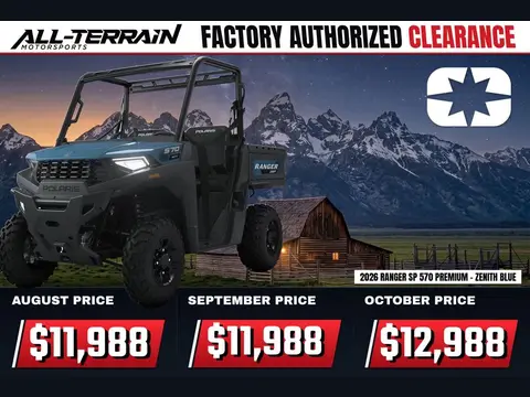 2026 Polaris RANGER SP 570 Premium Zenith Blue