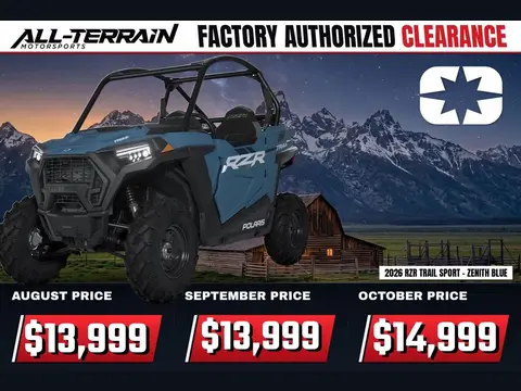 2026 Polaris RZR Trail Sport  - Zenith Blue