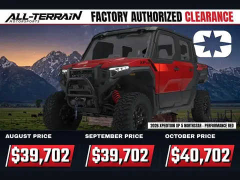 2026 Polaris XPEDITION XP 5 NorthStar - Performance Red